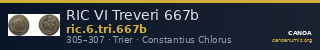 RIC VI Treveri 667b — CANOA