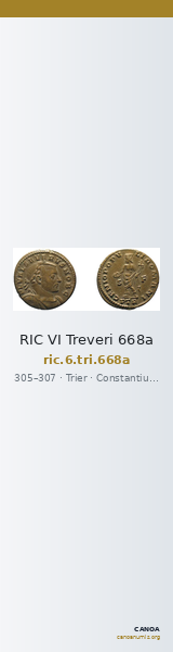 RIC VI Treveri 668a — CANOA