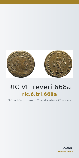 RIC VI Treveri 668a — CANOA