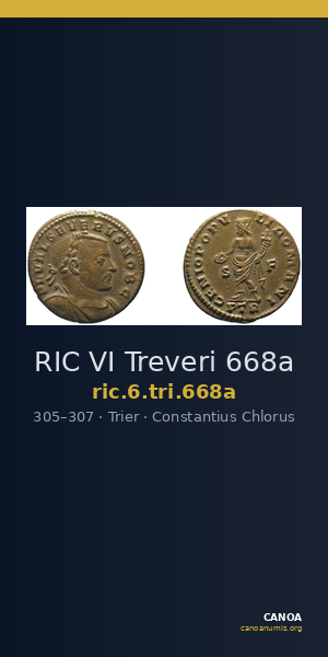 RIC VI Treveri 668a — CANOA