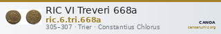 RIC VI Treveri 668a — CANOA