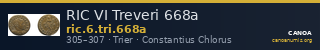 RIC VI Treveri 668a — CANOA