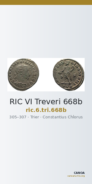 RIC VI Treveri 668b — CANOA