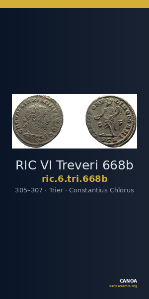 RIC VI Treveri 668b — CANOA