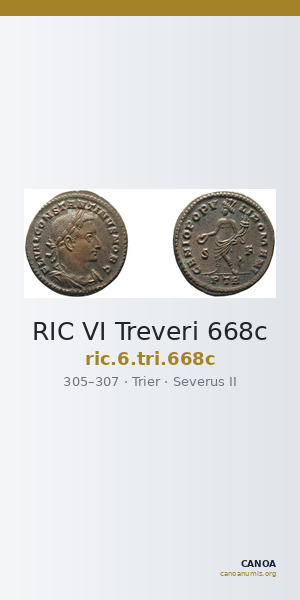 RIC VI Treveri 668c — CANOA