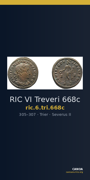 RIC VI Treveri 668c — CANOA