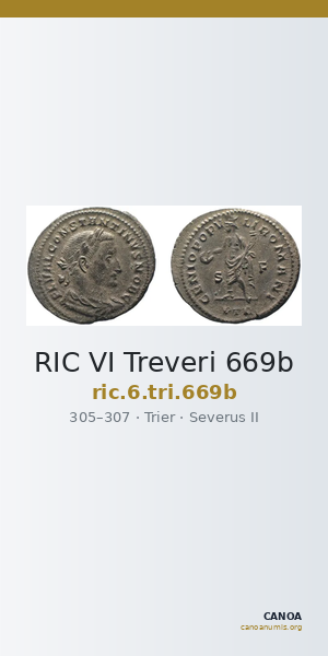 RIC VI Treveri 669b — CANOA