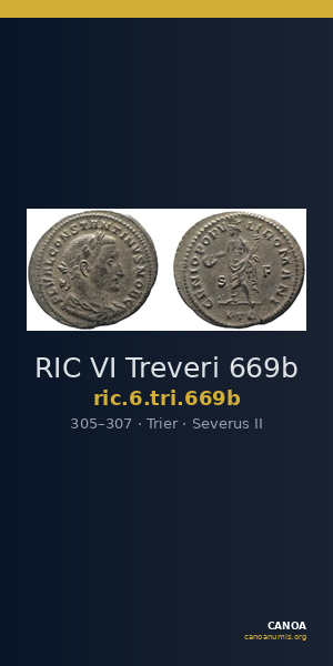 RIC VI Treveri 669b — CANOA