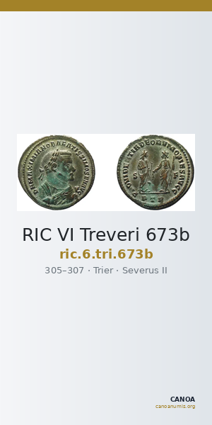 RIC VI Treveri 673b — CANOA