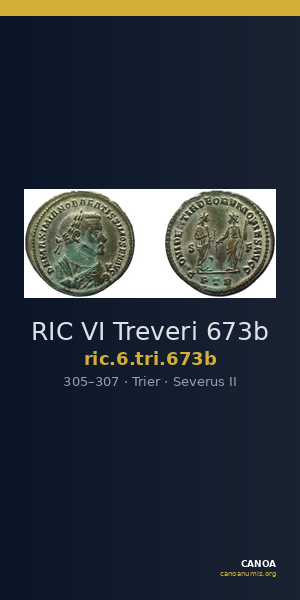 RIC VI Treveri 673b — CANOA