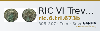 RIC VI Treveri 673b — CANOA