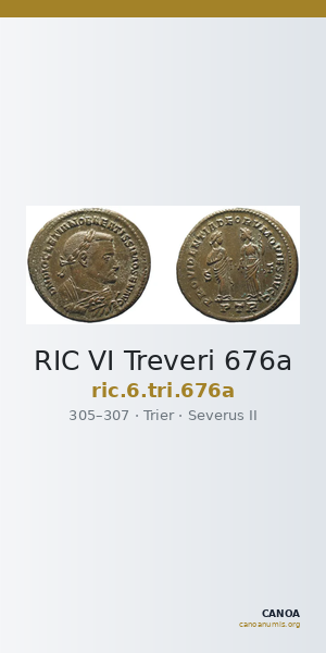 RIC VI Treveri 676a — CANOA