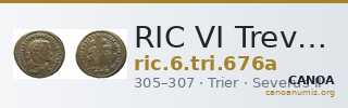 RIC VI Treveri 676a — CANOA