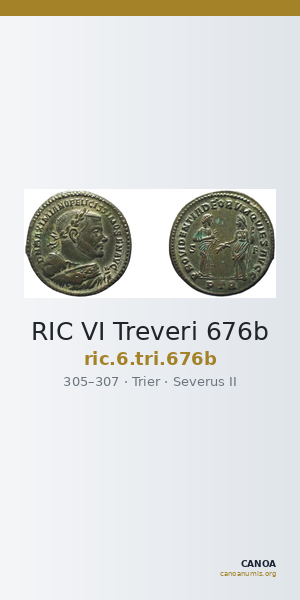 RIC VI Treveri 676b — CANOA