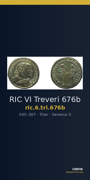 RIC VI Treveri 676b — CANOA