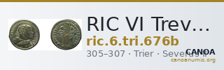 RIC VI Treveri 676b — CANOA