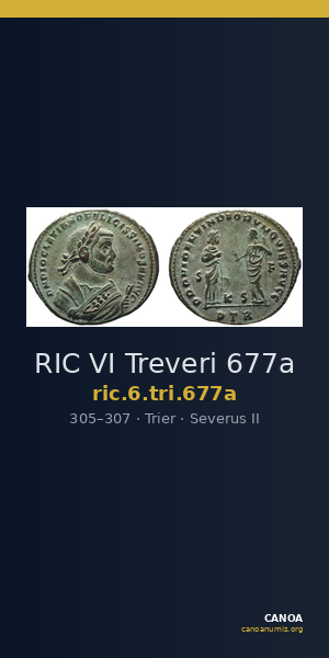 RIC VI Treveri 677a — CANOA