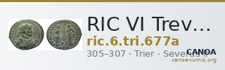 RIC VI Treveri 677a — CANOA