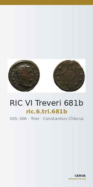 RIC VI Treveri 681b — CANOA