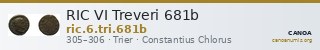 RIC VI Treveri 681b — CANOA
