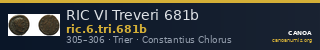 RIC VI Treveri 681b — CANOA