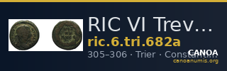 RIC VI Treveri 682a — CANOA