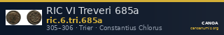 RIC VI Treveri 685a — CANOA