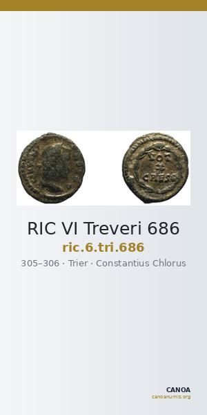 RIC VI Treveri 686 — CANOA