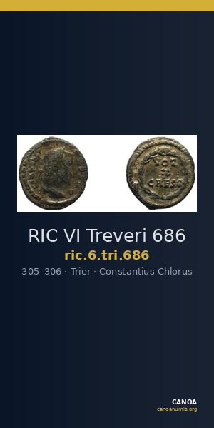 RIC VI Treveri 686 — CANOA