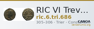 RIC VI Treveri 686 — CANOA