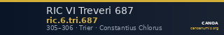 RIC VI Treveri 687 — CANOA
