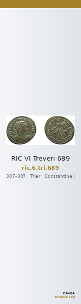 RIC VI Treveri 689 — CANOA