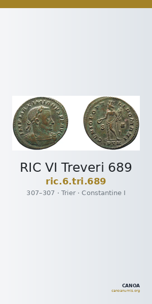 RIC VI Treveri 689 — CANOA
