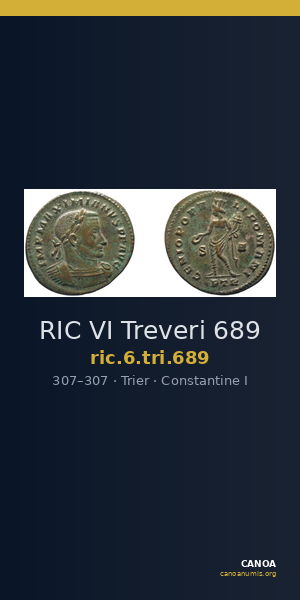 RIC VI Treveri 689 — CANOA