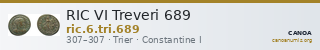 RIC VI Treveri 689 — CANOA