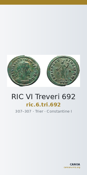 RIC VI Treveri 692 — CANOA