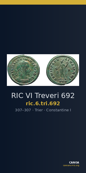 RIC VI Treveri 692 — CANOA