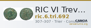 RIC VI Treveri 692 — CANOA