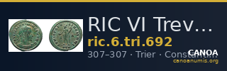 RIC VI Treveri 692 — CANOA