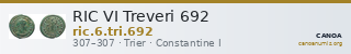 RIC VI Treveri 692 — CANOA