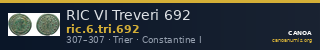 RIC VI Treveri 692 — CANOA