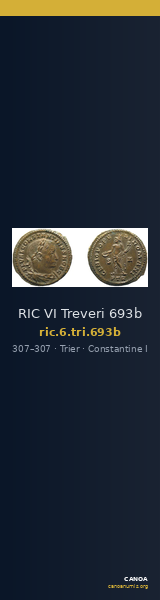 RIC VI Treveri 693b — CANOA