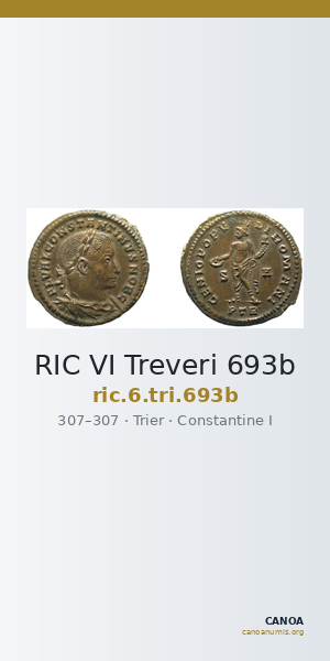 RIC VI Treveri 693b — CANOA