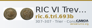 RIC VI Treveri 693b — CANOA