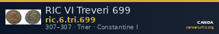 RIC VI Treveri 699 — CANOA