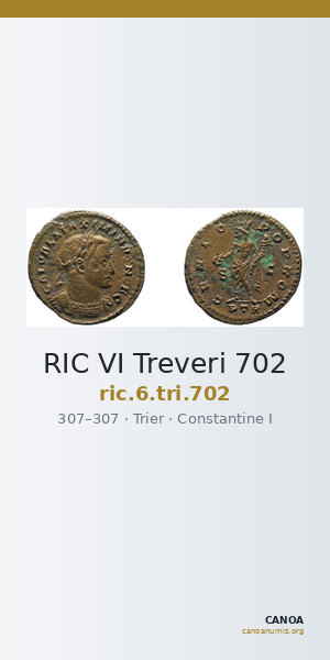 RIC VI Treveri 702 — CANOA