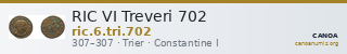 RIC VI Treveri 702 — CANOA