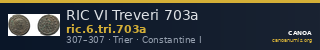 RIC VI Treveri 703a — CANOA