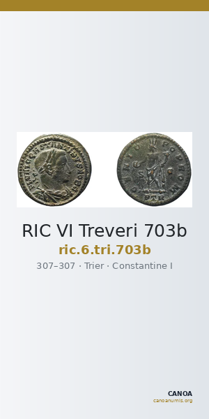 RIC VI Treveri 703b — CANOA