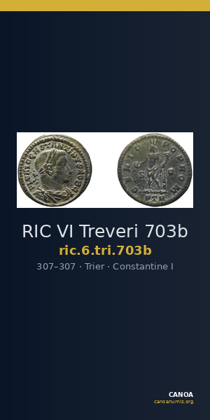 RIC VI Treveri 703b — CANOA